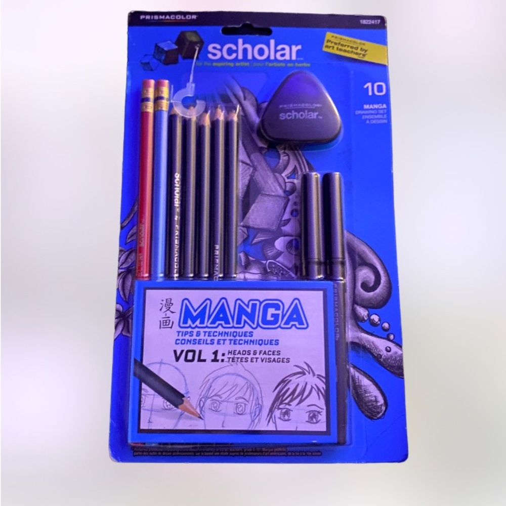 NOS manga prismacolor scholar vol.1 10 pack pencil kit
